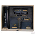 Leather Combo with Wooden Box