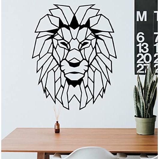 Lion Face Metal Wall Art Decor- MDF Wall Art