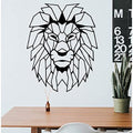 Lion Face Metal Wall Art Decor- MDF Wall Art