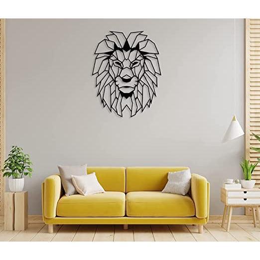 Lion Face Metal Wall Art Decor- MDF Wall Art - Gift Lift