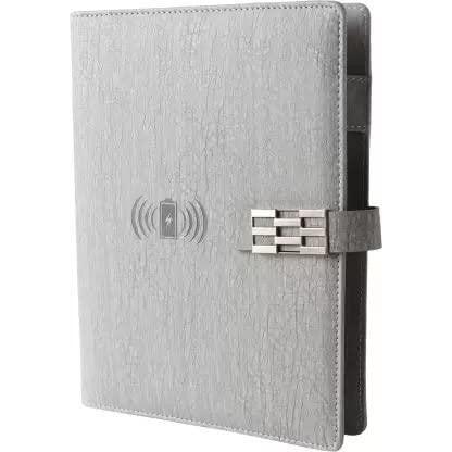 Loose-Leaf Spiral Powerbank Wireless Charging Notebook USB Notepad With Power Bank - Gift Lift
