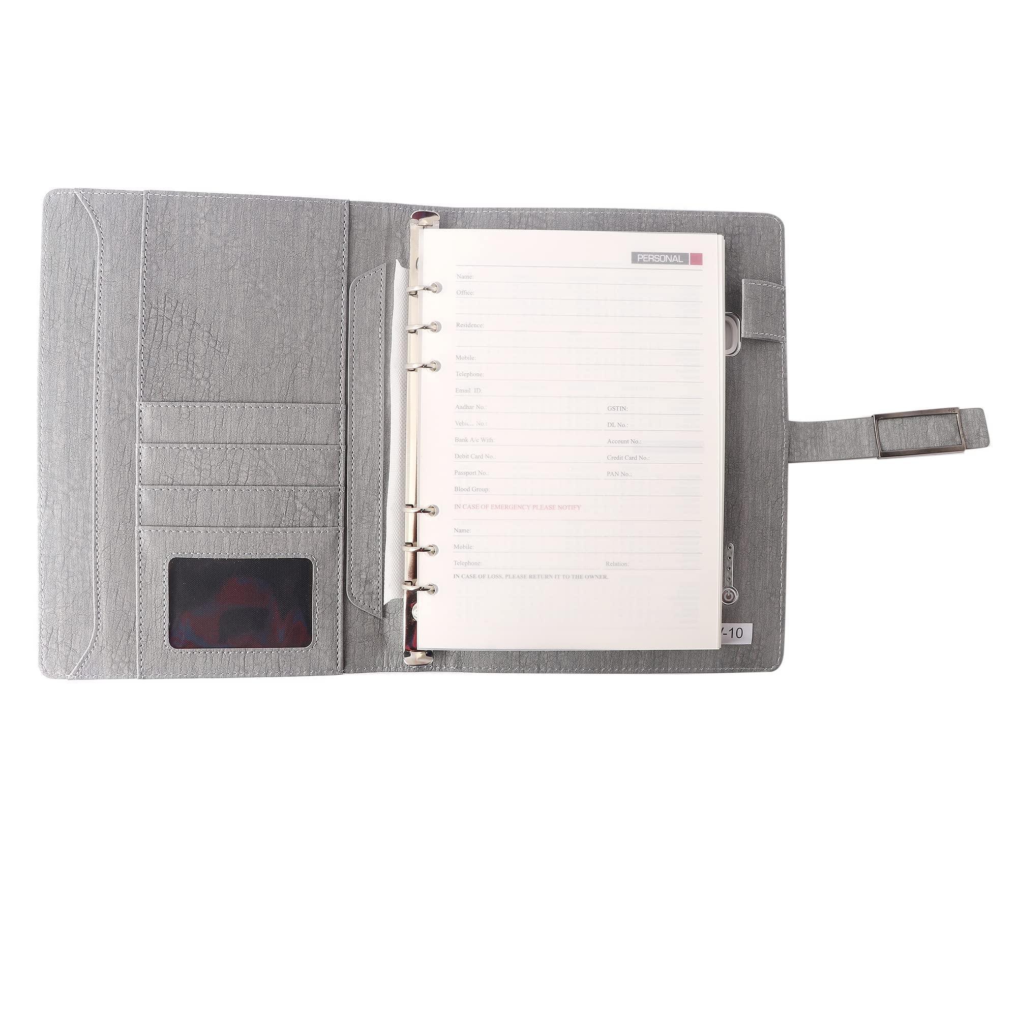 Loose-Leaf Spiral Powerbank Wireless Charging Notebook USB Notepad With Power Bank - Gift Lift