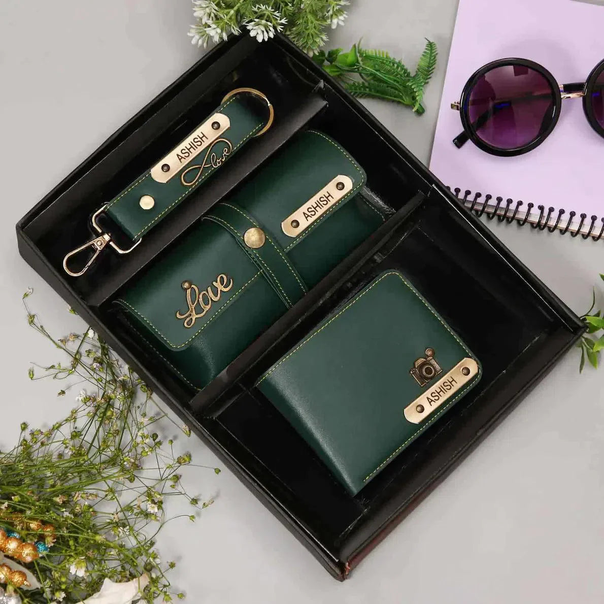 Men's 3 Piece Leather Set - Gift Lift
