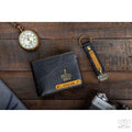 Men's Wallet & Keychain Combo