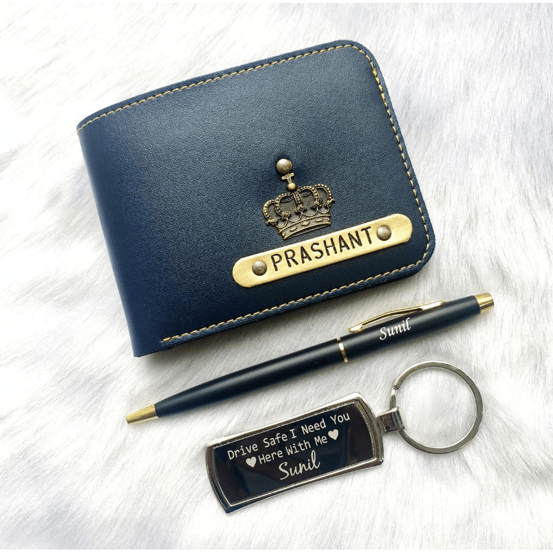 Men's wallet combo with pen & keychain - Gift Lift