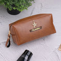 PERSONALISED MINI TRAVEL POUCH - TAN