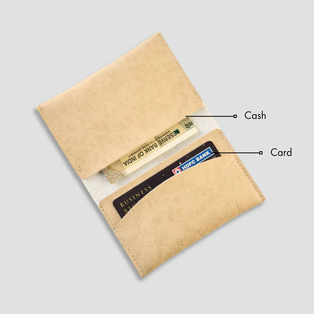 PERSONALISED MINI WALLET - BEIGE