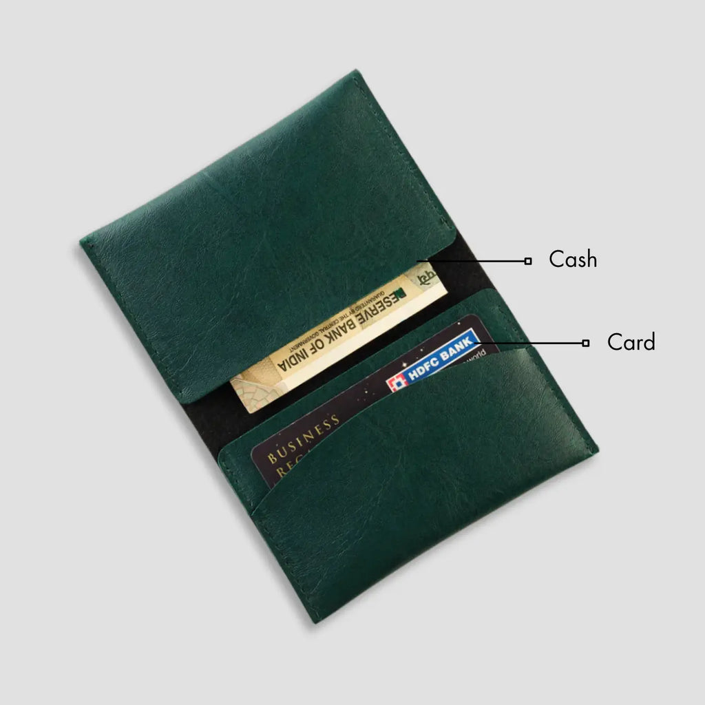 PERSONALISED MINI WALLET - GREEN