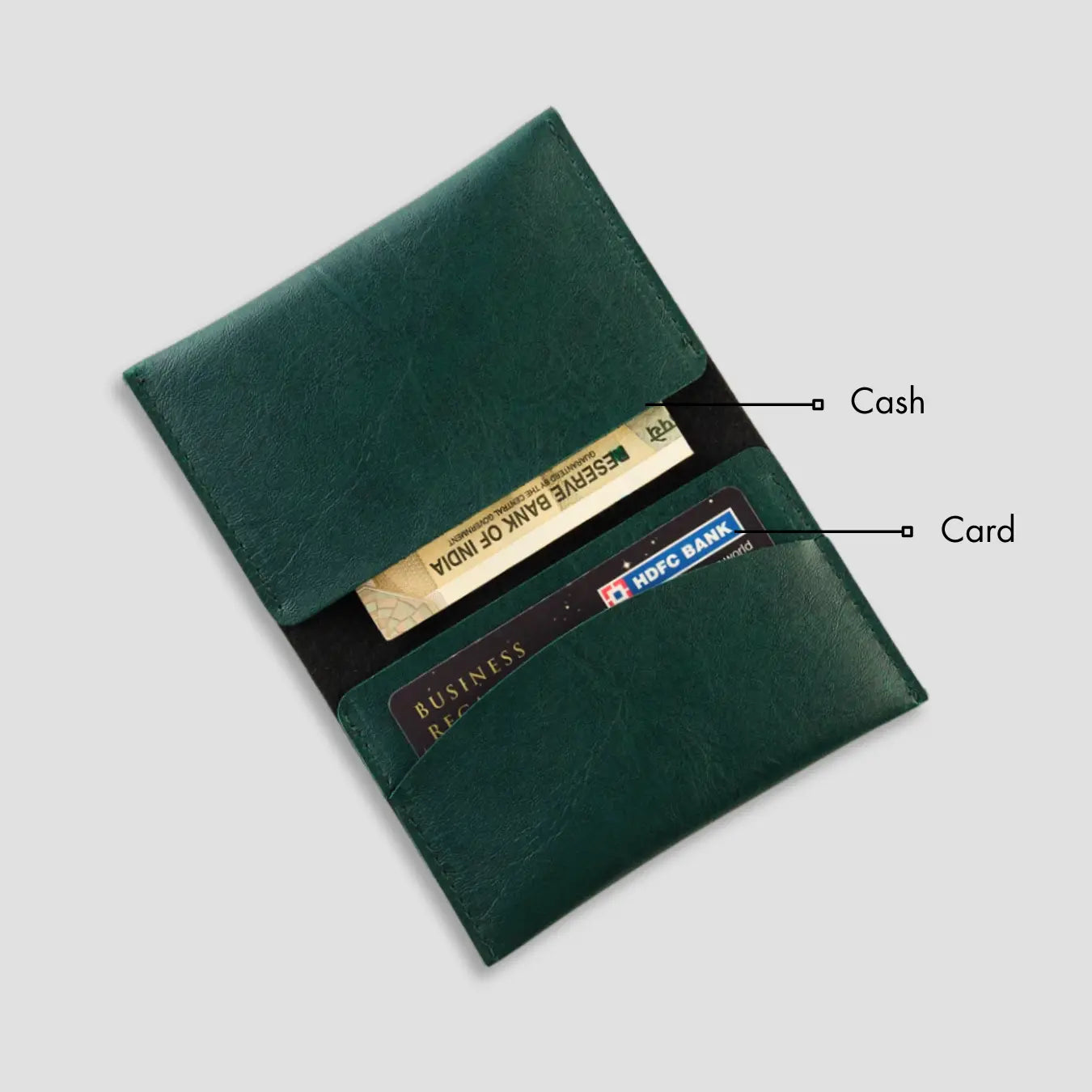 PERSONALISED MINI WALLET - GREEN