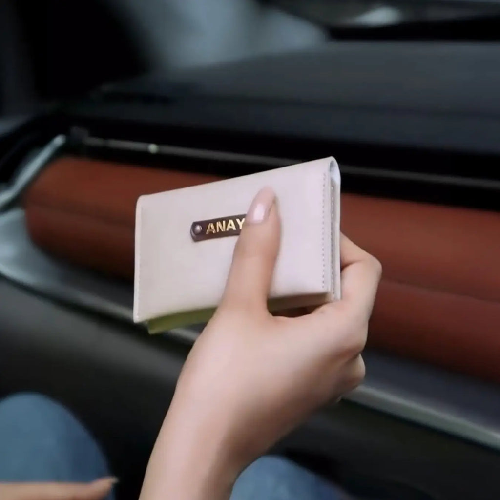 PERSONALISED MINI WALLET - GREEN