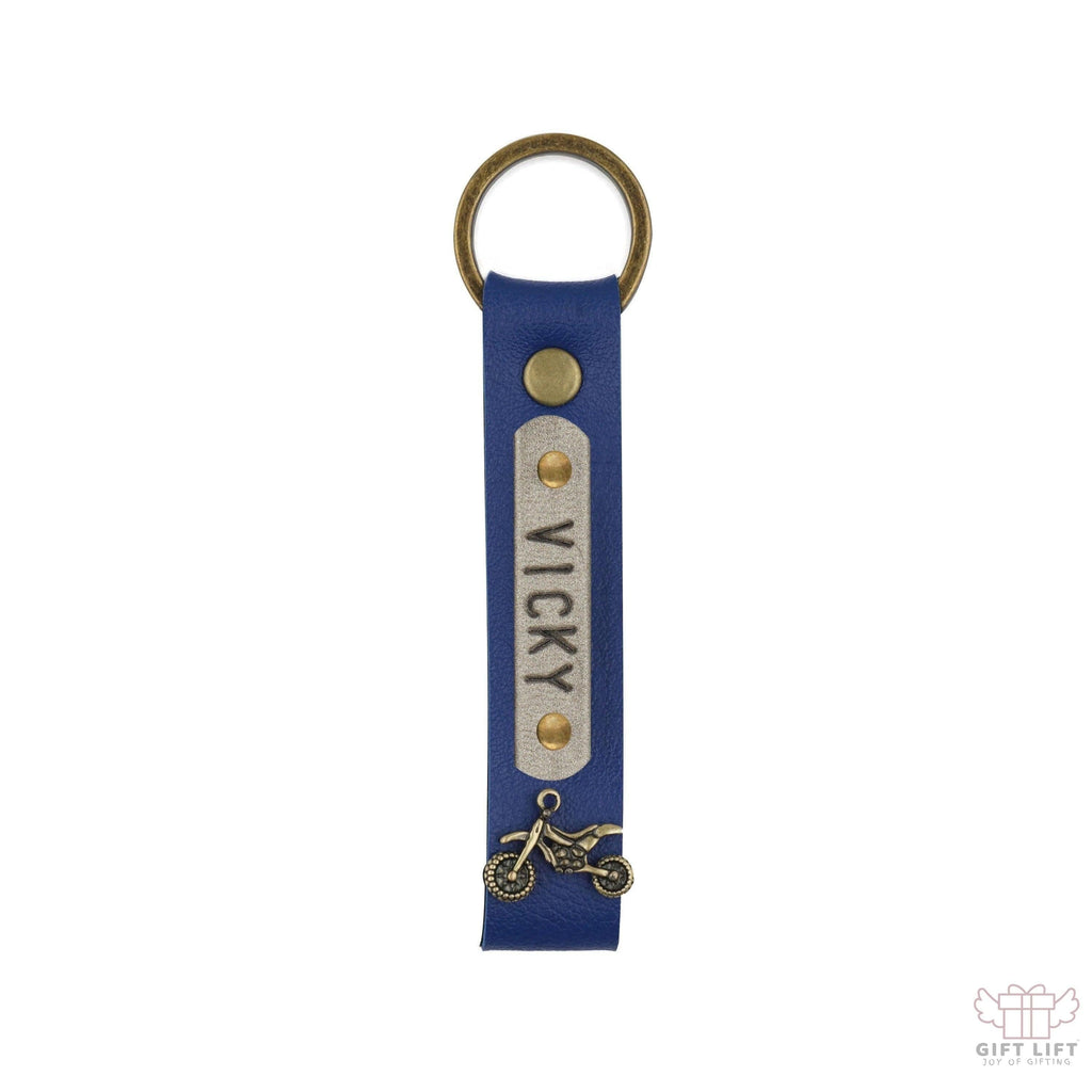 Navy Blue Keychain