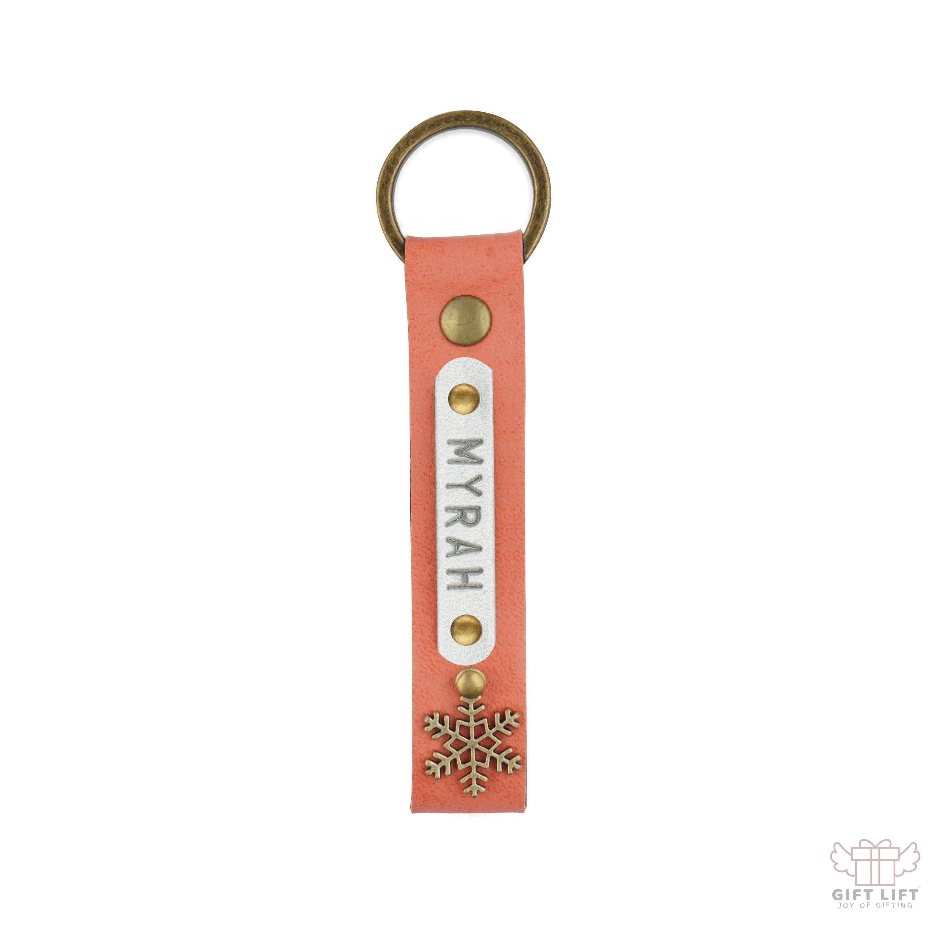 Peach Keychain