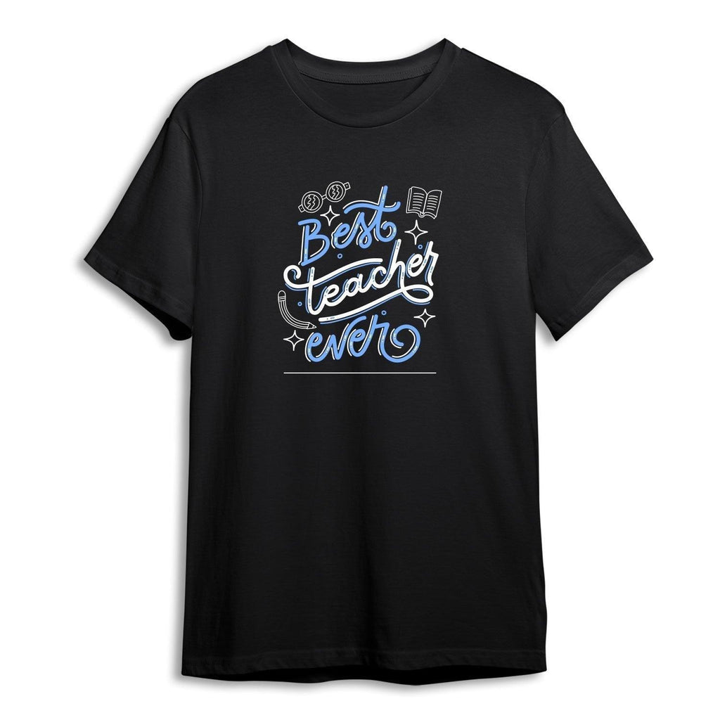 Personalised Best Teacher Art T-Shirt - 100% Cotton - Gift Lift
