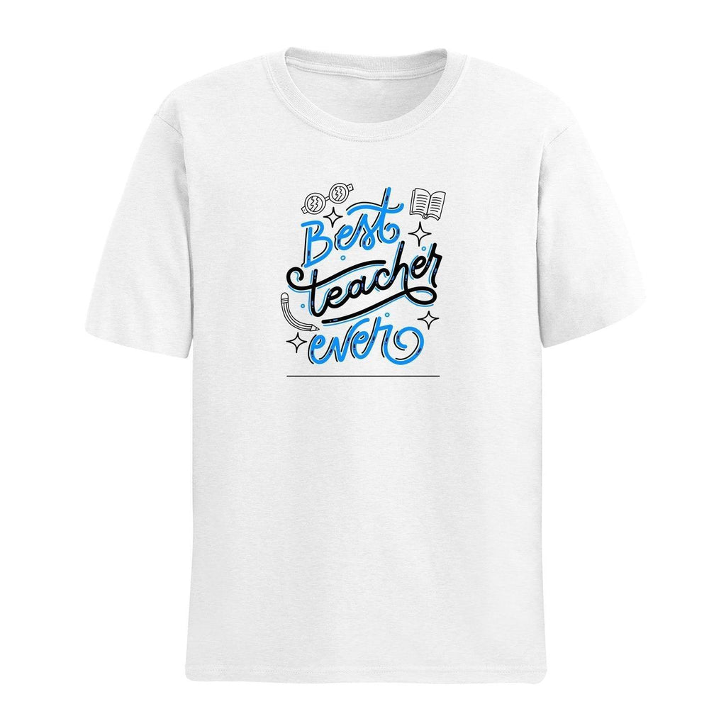 Personalised Best Teacher Art T-Shirt - 100% Cotton - Gift Lift