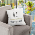 Personalised Couple Name Monogram Cushion Cover - Gift Lift