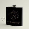 Personalised Dentist Chalk Art Hip Flask | Personalised Gift - Gift Lift