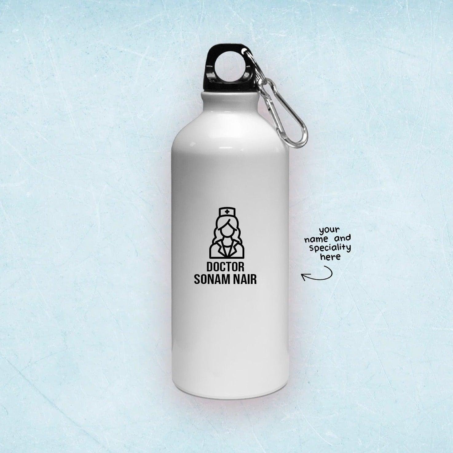 Personalised Doctor Logo of your choice & Name on Bottle | Personalised Gifts of Doctors - Gift Lift