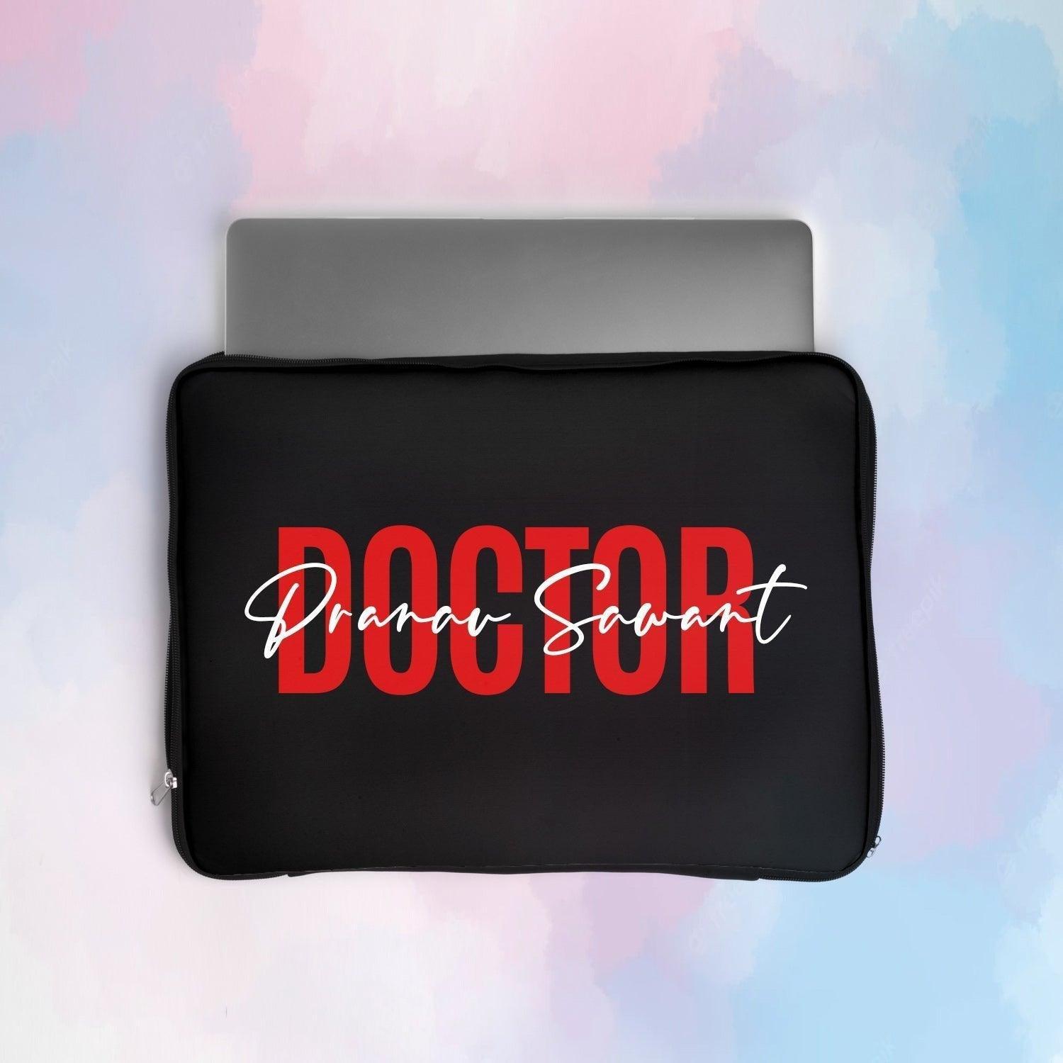 Personalised Doctor Name Laptop Sleeve | Personalised Gift - Gift Lift