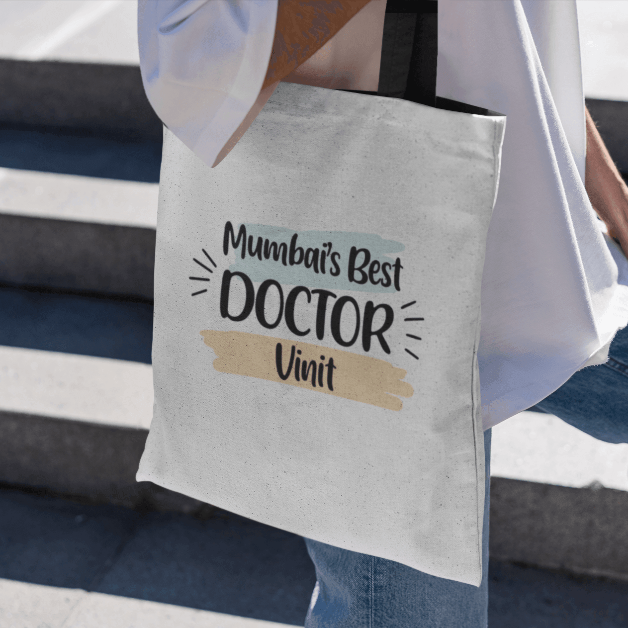 Personalised Dr. Best Art Tote Bag | Personalised Gift - Gift Lift