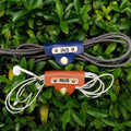 Personalised EARPHONE CABLE HOLDER - Set Of 2 - Gift Lift