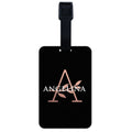 Personalised Floral Initial Name Luggage Tag - Gift Lift