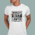 Personalised Gift Prank - T-Shirt - World's 2nd Best Lawyer - Gift Lift