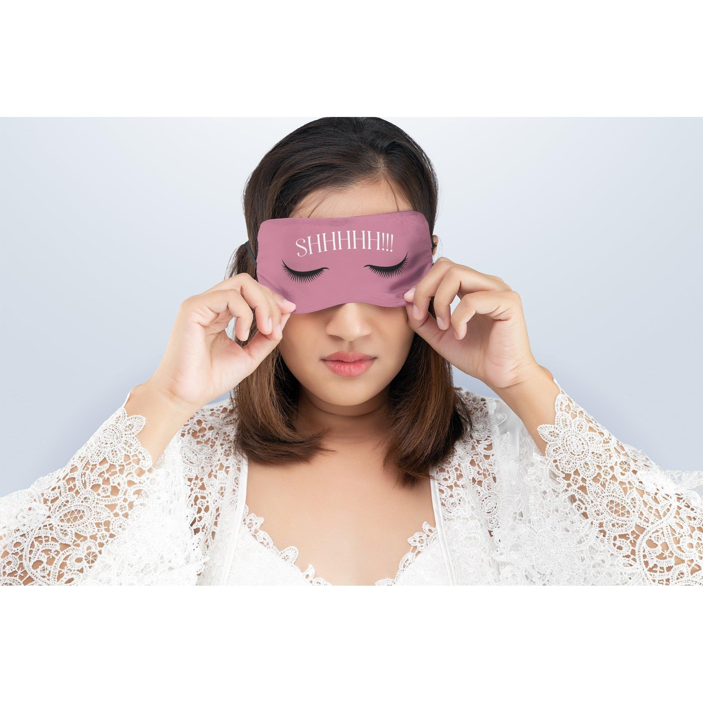 Personalised Girly Eye Slashes Sleeping Eye Mask - Gift Lift