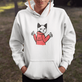 Personalised Hoodie - Angry Cat "Your Words" Design | Customised Hoodie For Mens and Womens - Gift Lift