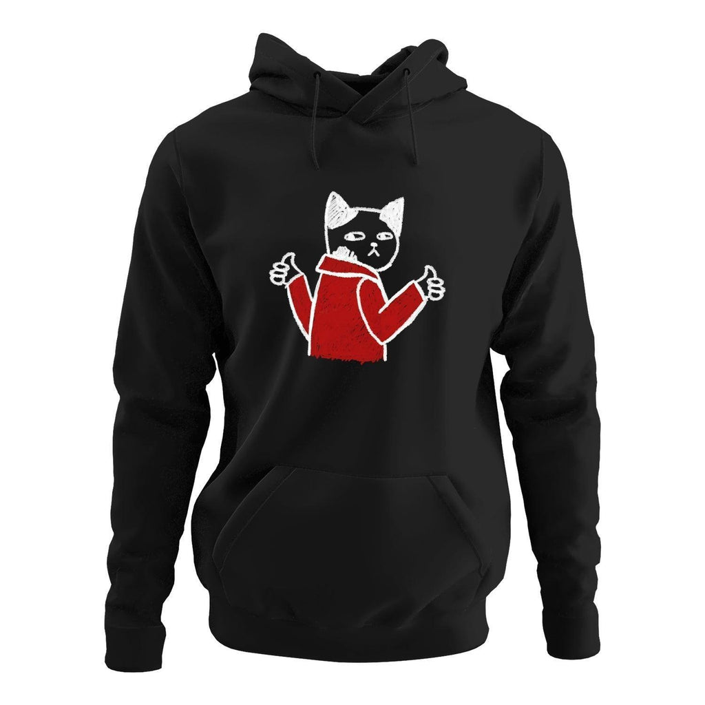 Personalised Hoodie - Angry Cat "Your Words" Design | Customised Hoodie For Mens and Womens - Gift Lift