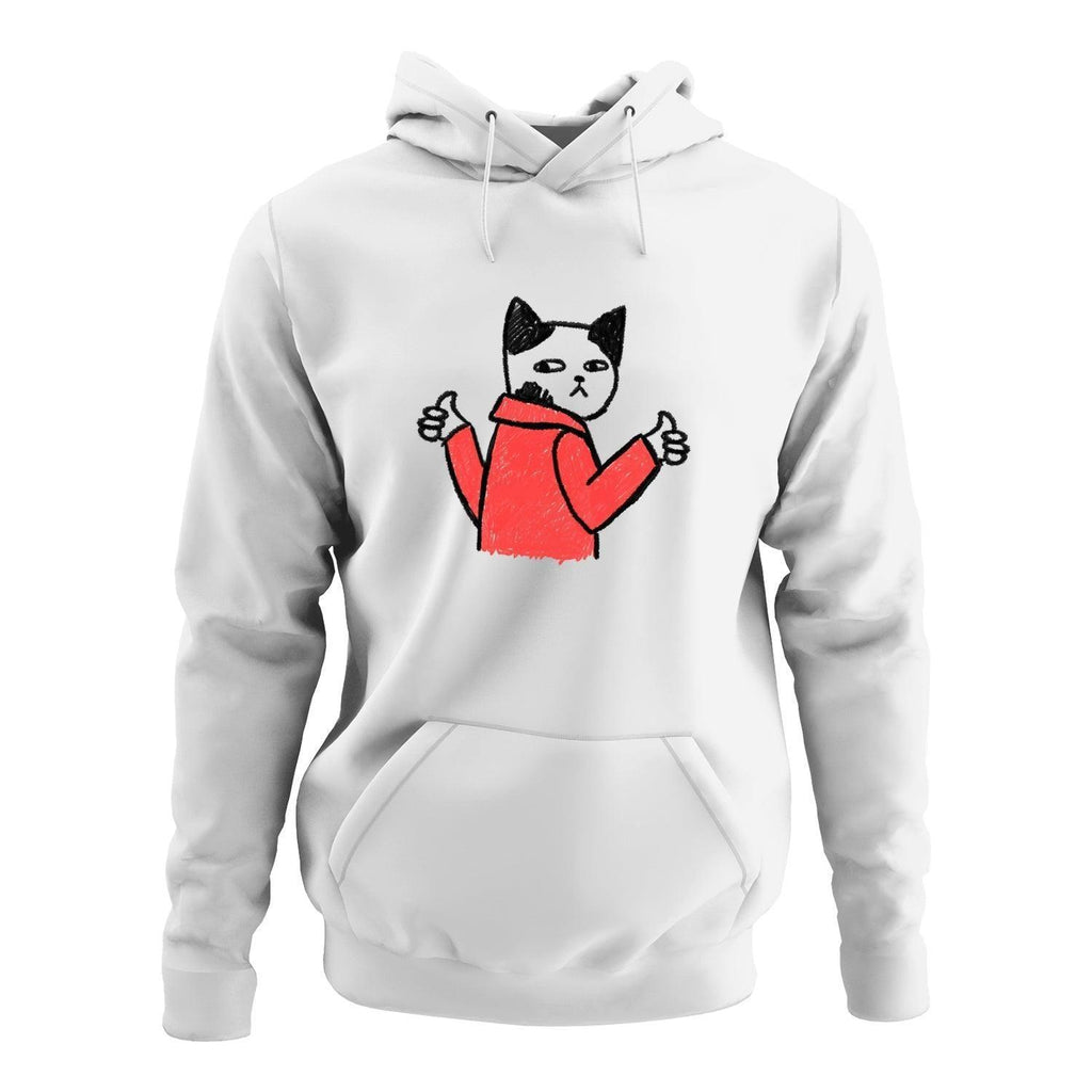Personalised Hoodie - Angry Cat "Your Words" Design | Customised Hoodie For Mens and Womens - Gift Lift