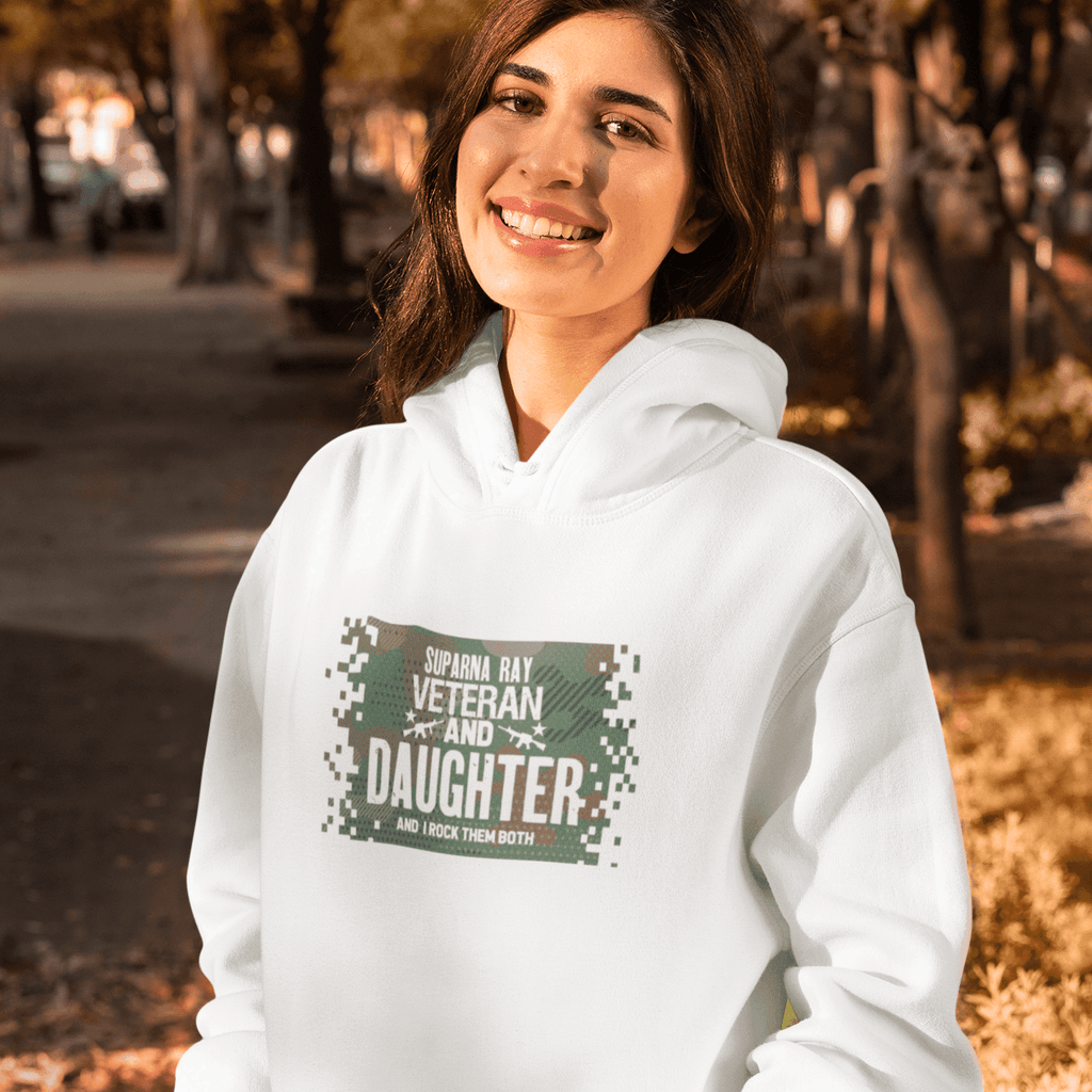 Personalised Hoodie for Army Veteran | Army veteran and relation | Ideal Gift For Ex Army - Gift Lift