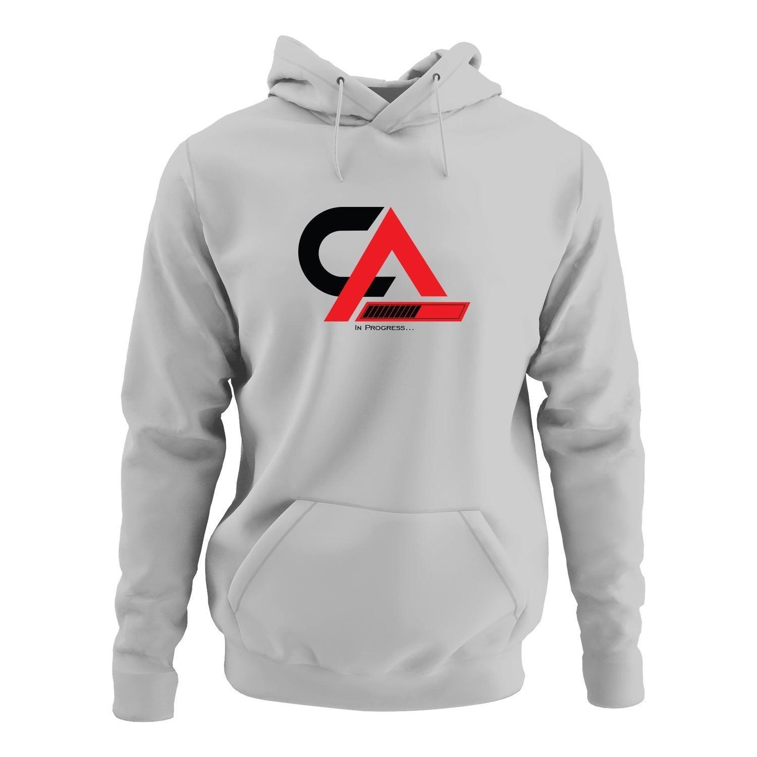 Personalised Hoodie for CA | In Progress Name Design | Customised Hoodie for Chartered Accountant - Gift Lift