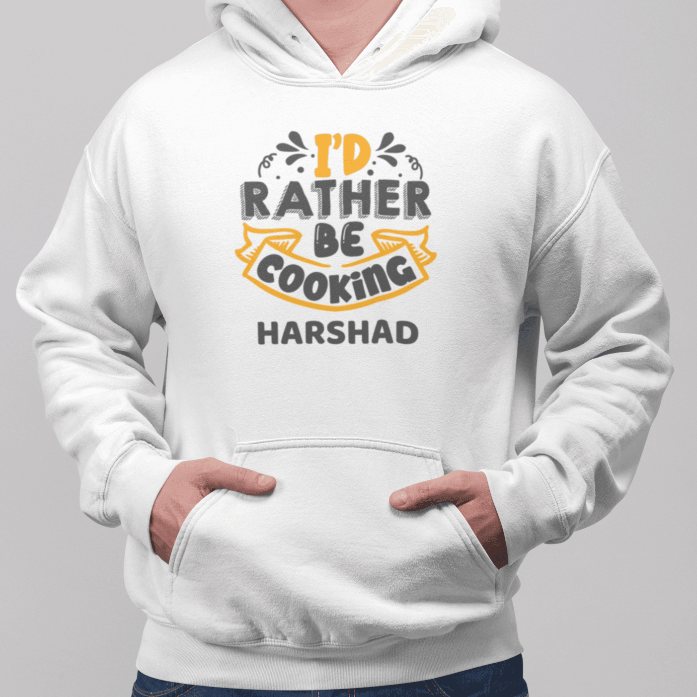 Personalised Hoodie for Chefs | I'd rather be Cooking | Ideal Gift For Chefs - Gift Lift