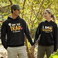 Personalised Hoodie For Couples - Set of 2 | Iam Trapped & I am the Trap - Gift Lift