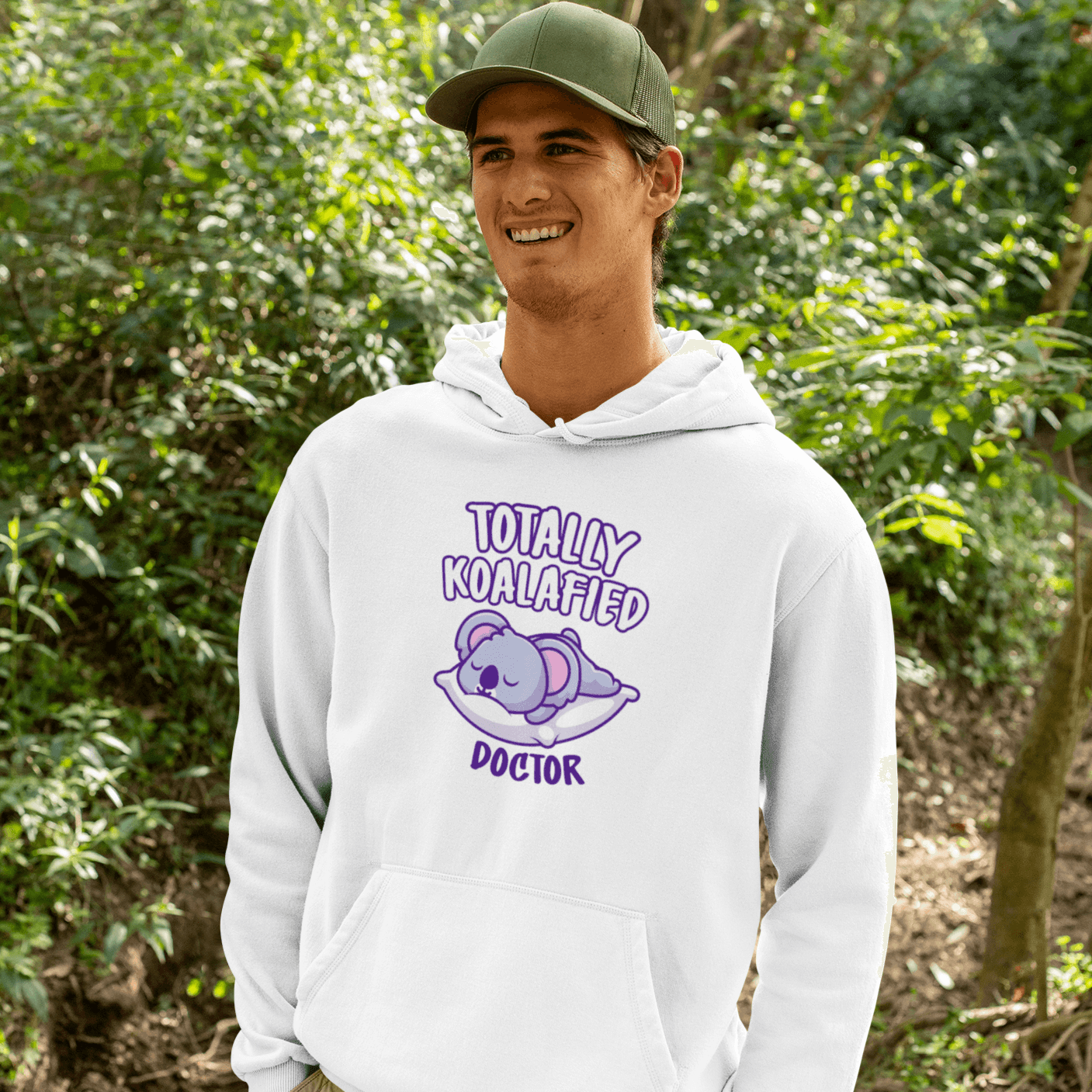 Personalised Hoodie for Doctors | Totally Koalafied Printed | Personalised Gifts for Professionals - Gift Lift
