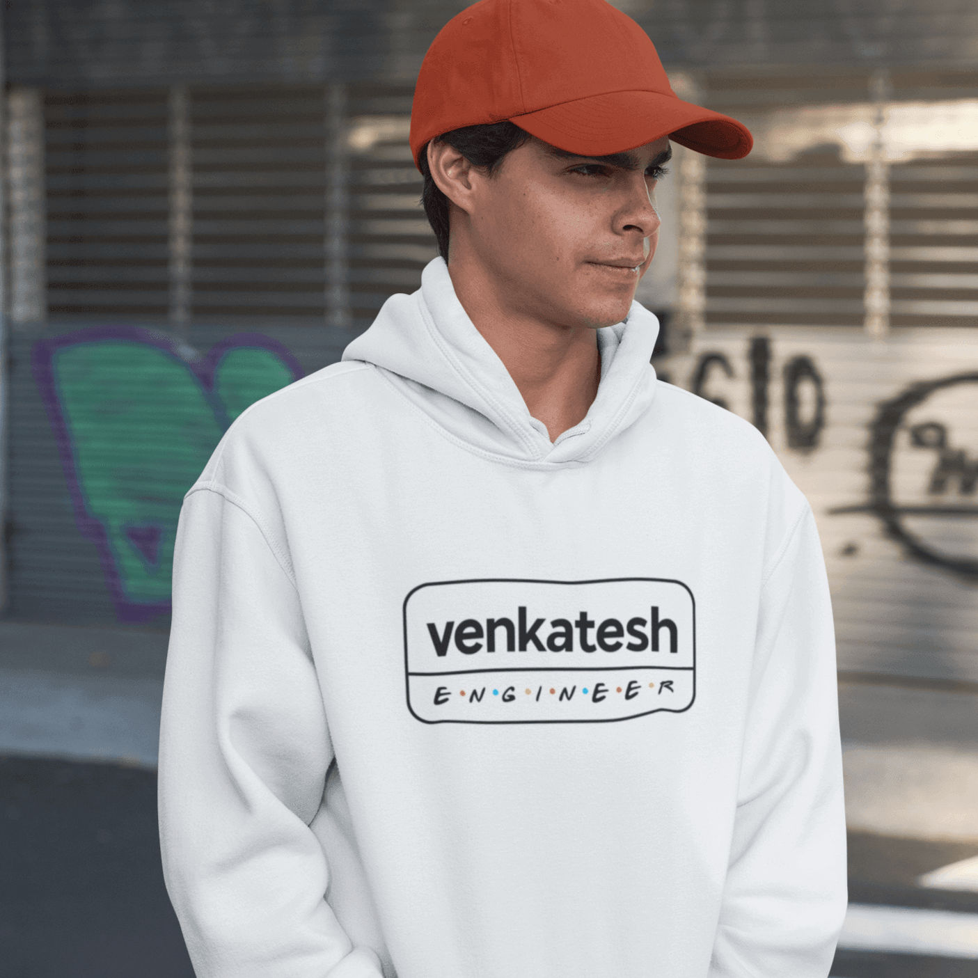 Personalised Hoodie for Engineers | Friends theme Design | Customised Gift for Engineer - Gift Lift
