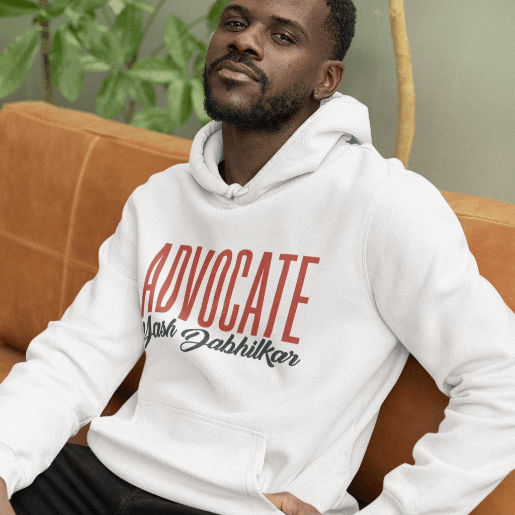 Personalised Hoodie For Lawyers | Advocate typo | Customised Lawyer Gift - Gift Lift
