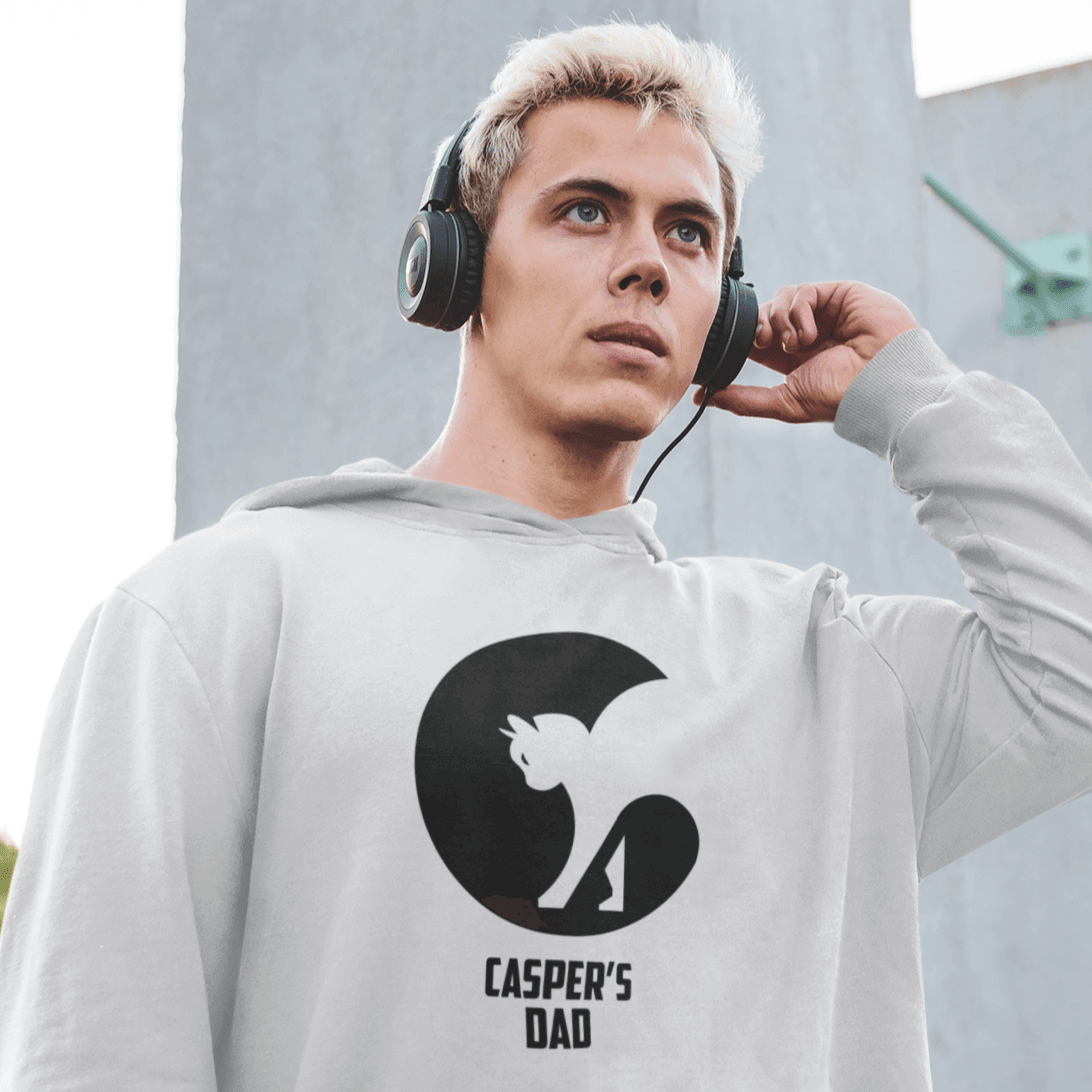 Personalised Hoodie for Pet Parent Art Unisex Hoodie Light Grey | Customised Hoodies for Pet Lovers - Gift Lift