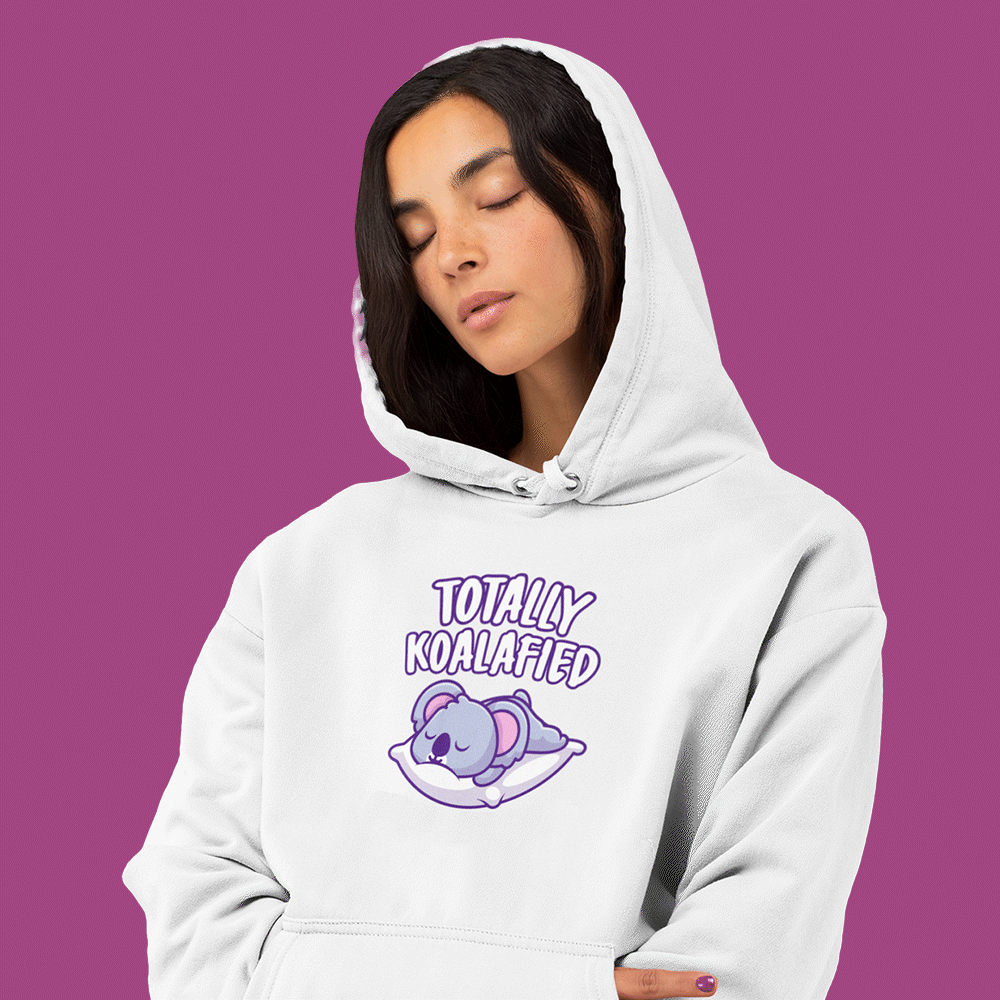 Personalised Hoodie for Professionals | Totally Koalafied Printed | Customised Hoodie for Professionals - Gift Lift