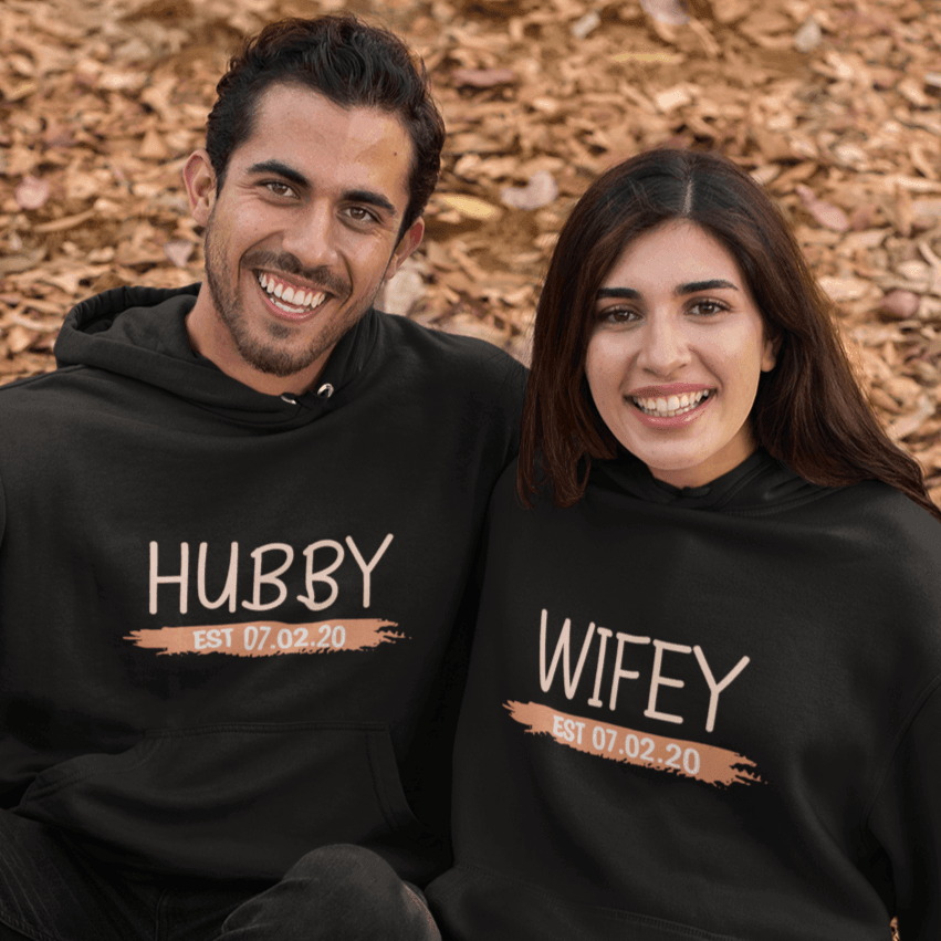 Personalised Hoodie For Your Loved Ones - Set of 2 | Ideal Gift For Him / Her - Gift Lift