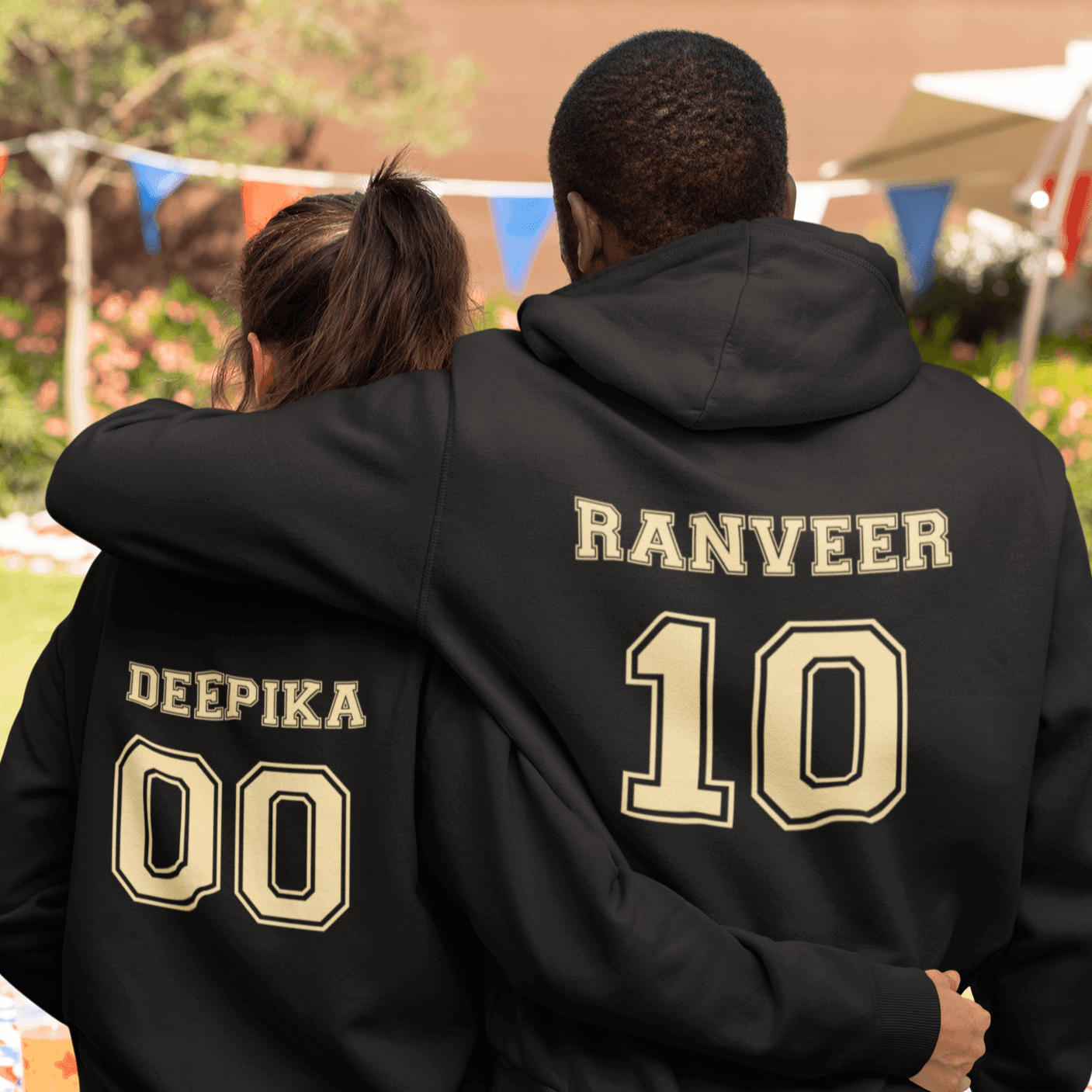 Personalised Hoodie For Your Loved Ones - Set of 2 | Ideal Gift For Married Couple - Gift Lift