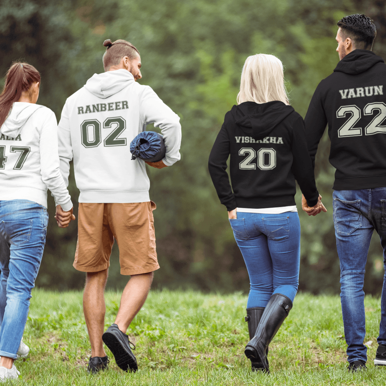 Personalised Hoodie For Your Loved Ones - Set of 2 | Ideal Gift For Married Couple - Gift Lift