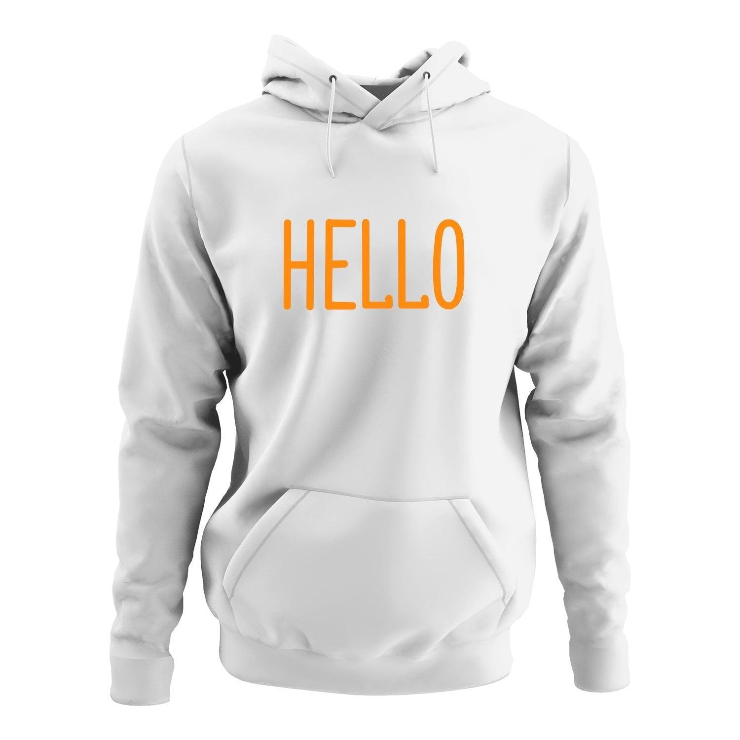Personalised Hoodie - Hello Unisex Graphic Hoodie - Gift Lift