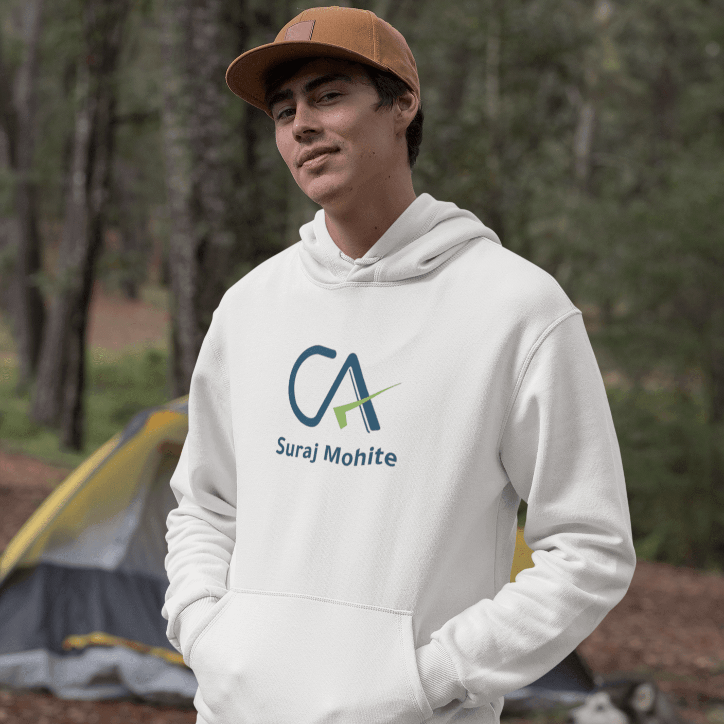Personalised Hoodies for CA | CA Logo with Custom Name Print | Cutomised Hoodies for Chartered Accountant - Gift Lift