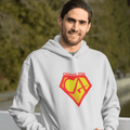 Personalised Hoodies for CA | Custom Superman logo CA and Name | Customised Gifts for Chartered Accountants - Gift Lift