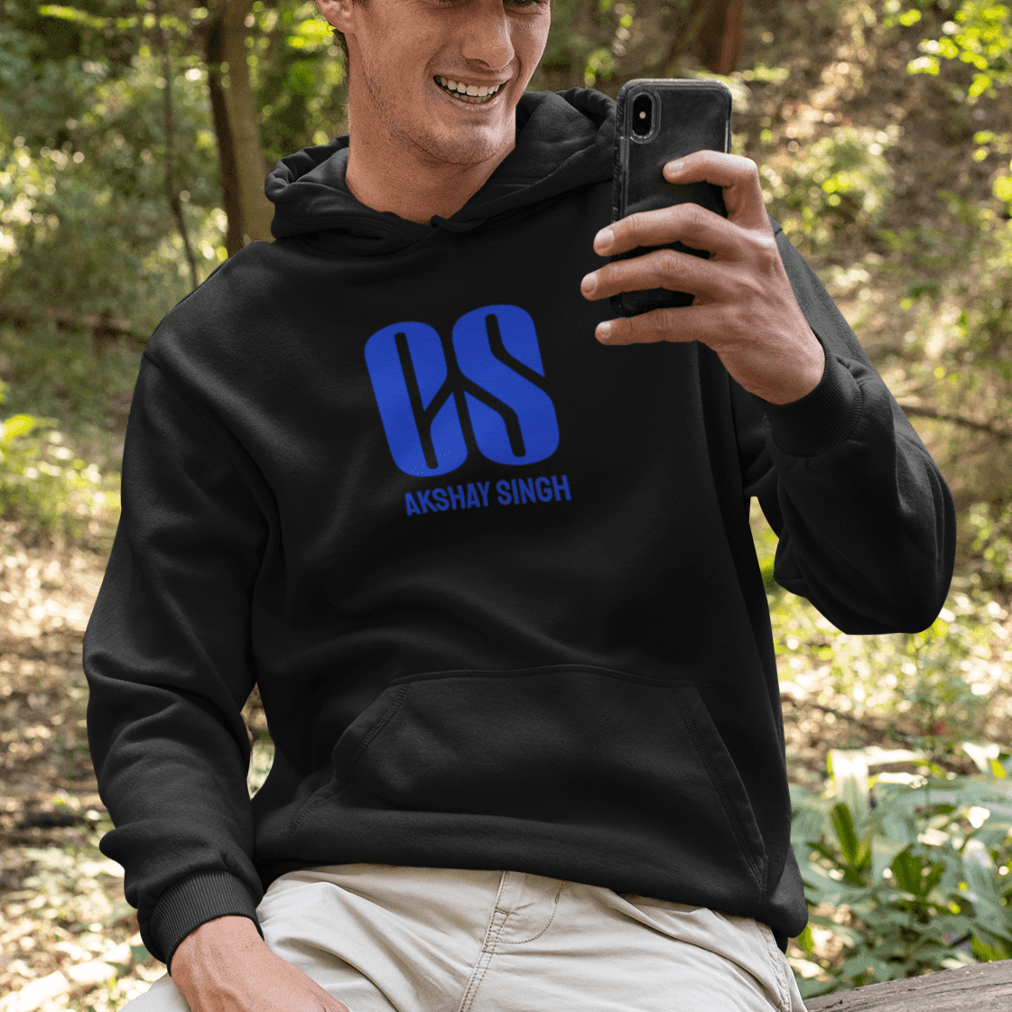 Personalised Hoodies for CS | CS Logo with Name Design Unisex Hoodie | Customised Hoodies for Company Secretary - Gift Lift