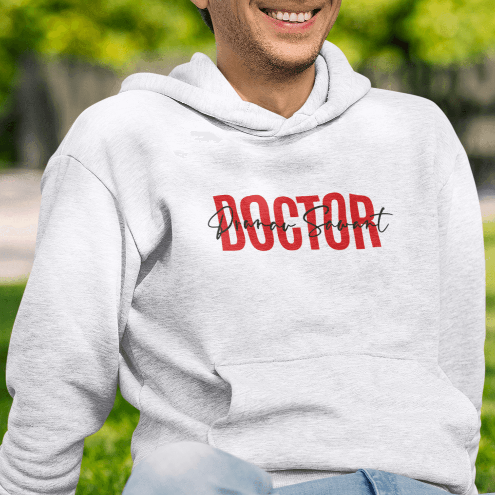 Personalised hoodies for Doctor | Doctor and Name Art Unisex Hoodie | Customised Hoodie For Doctors - Gift Lift