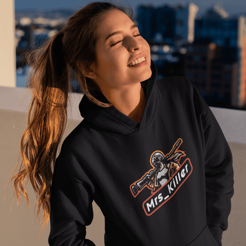 Personalised Hoodies For Gamer | Gamer Logo and ID Printed Unisex Graphic | Customised Hoodie for Gamer - Gift Lift