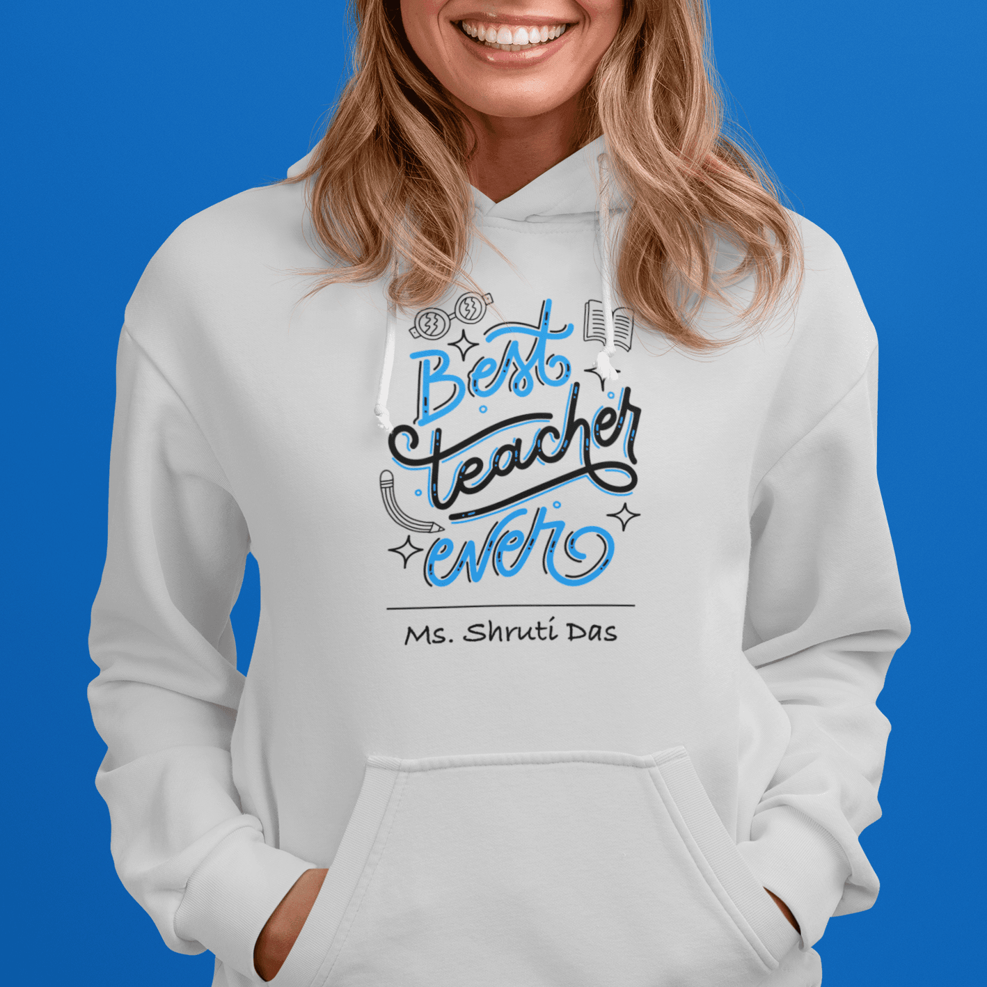 Personalised Hoodies for Teachers | Best Teacher Art Hoodie | Customised Gifts for Teaching Professional - Gift Lift