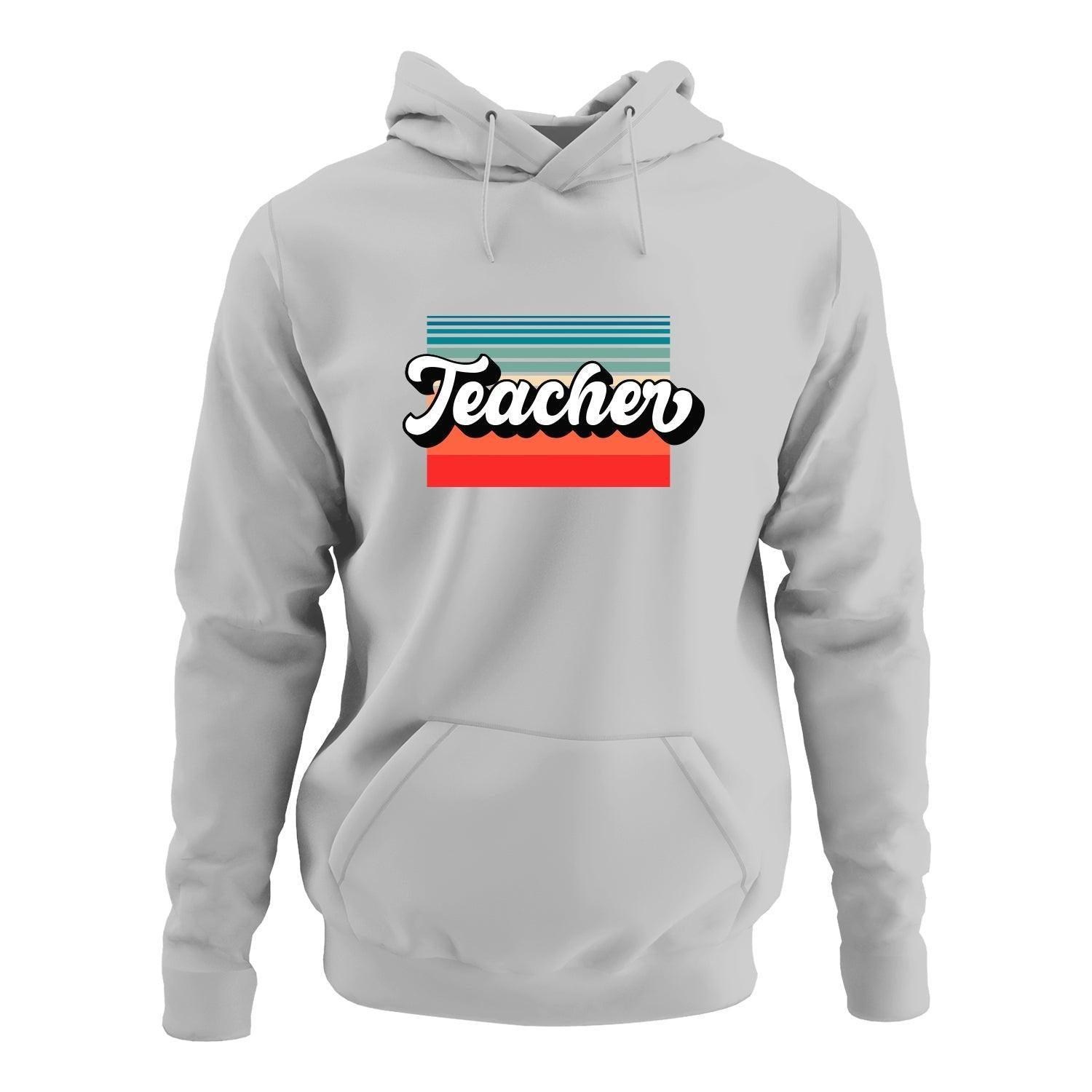 Personalised Hoodies for Teachers | Retro Art Design Unisex | Customised Hoodies for Teachers - Gift Lift